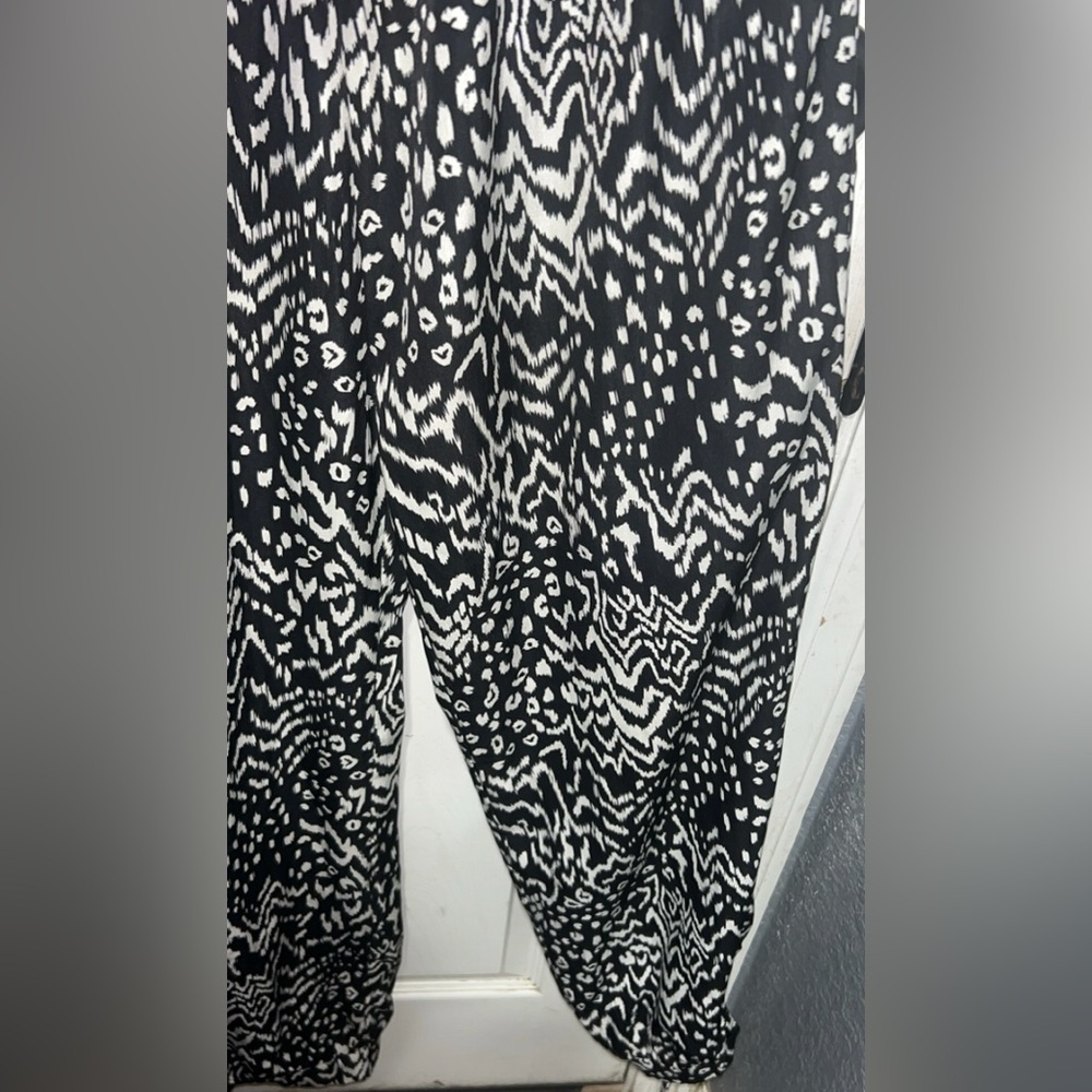 Kori black and white animal print jumpsuit #jumpsuit #animalprint - Picture 2 of 8